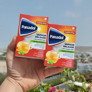 پودر ساشه‌ای پانادول برای درمان سرماخوردگی و آنفولانزا Panadol Cold & Flu Vapour Release