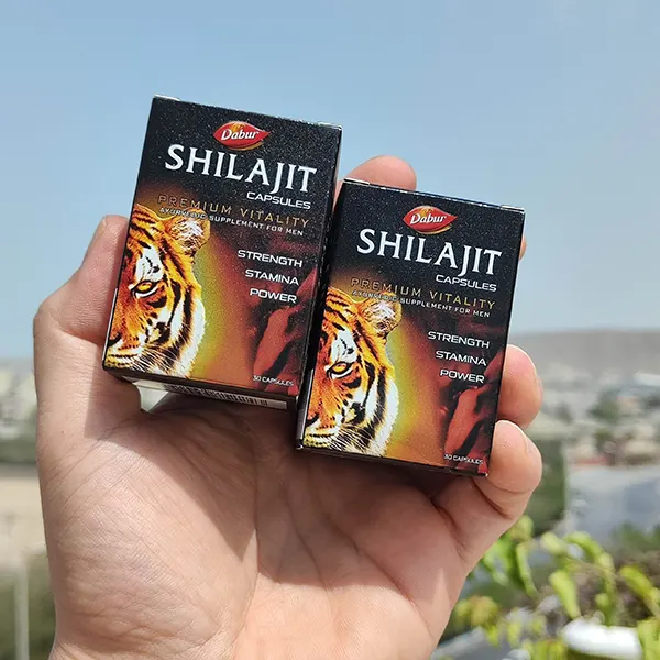 کپسول شلاجیت دابور اصل هندی برای تقویت قوای جنسی و جسمی مردان