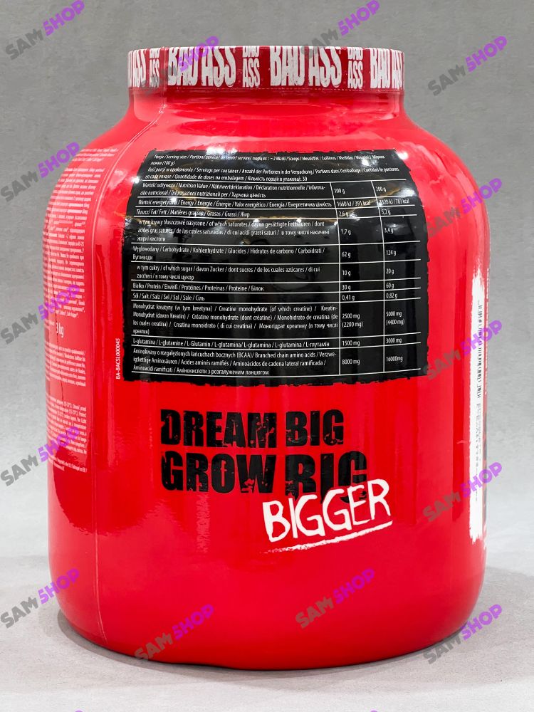 مس گینر بد اس - Bad Ass Mass Gainer - سم۷شاپ - Sam۷shop.ir