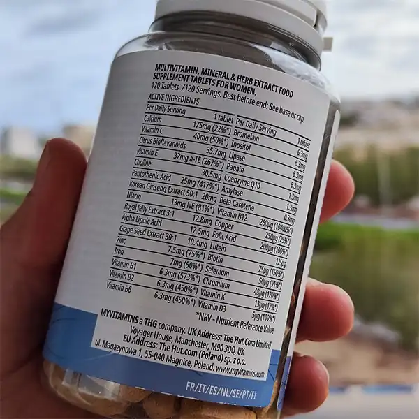 مولتی ویتامین بانوان مای ویتامین | ACTIVE WOMEN MYVITAMINS-سم7شاپ-sam7shop