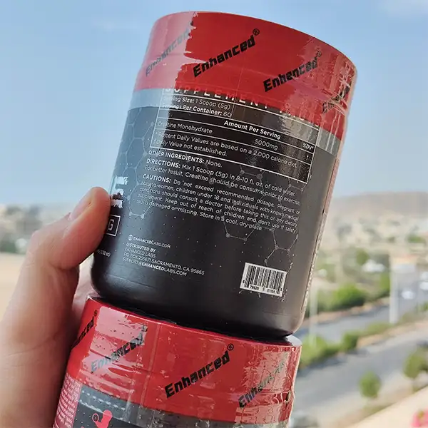 کراتین مونوهیدرات اینهانسد لبز | Enhanced Creatine Monohydrate 300g- سم سون شاپ- sam7shop.ir