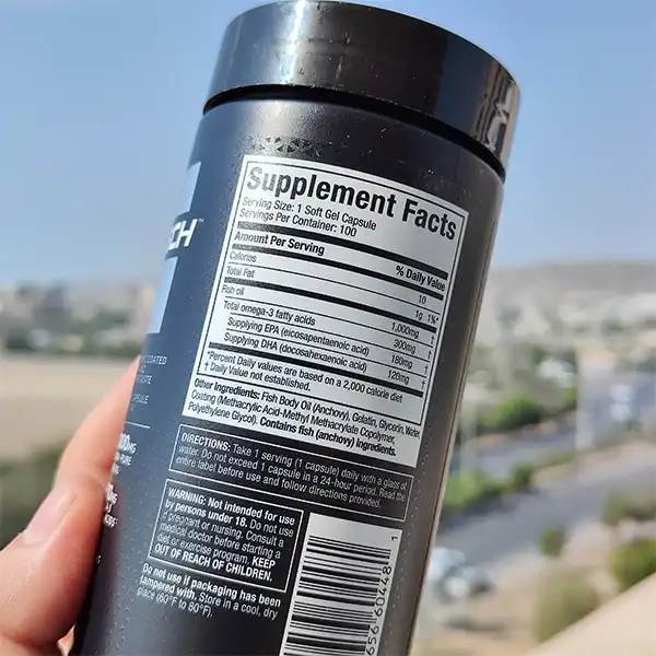 امگا 3 پلاتینیوم ماسل تک | Muscletech Platinum 100% Omega Fish Oil- سم سون شاپ- sam7shop
