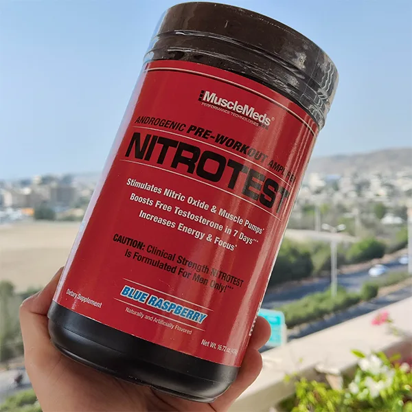 نیتروتست ماسل مدز (پمپ + تست بوستر) | MuscleMeds Nitrotest- سم سون شاپ- sam7shop.ir