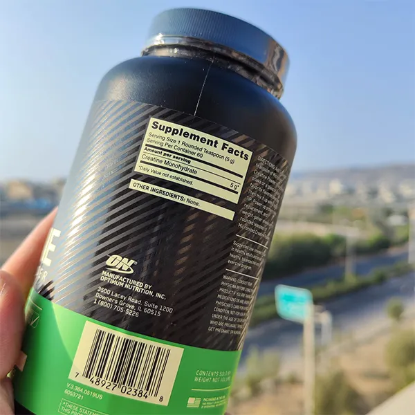 کراتین مونوهیدرات اپتیموم نوتریشن | OPTIMUM NUTRITION MICRONIZED CREATINE MONOHYDRATE- سم سون شاپ- sam7shop.ir